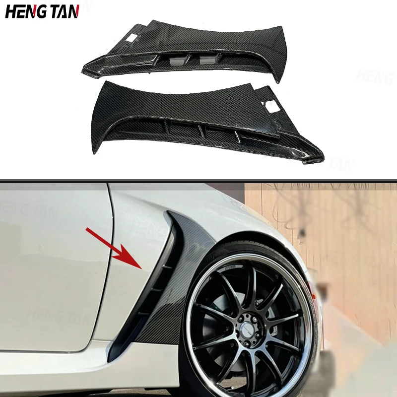 

For Toyota GR86 Subaru BRZ ZN8 ZD8 ZC8 2022+ Car Front Bumper Side Fender Air Vent Covers Trims Parts Carbon Fiber Body kit