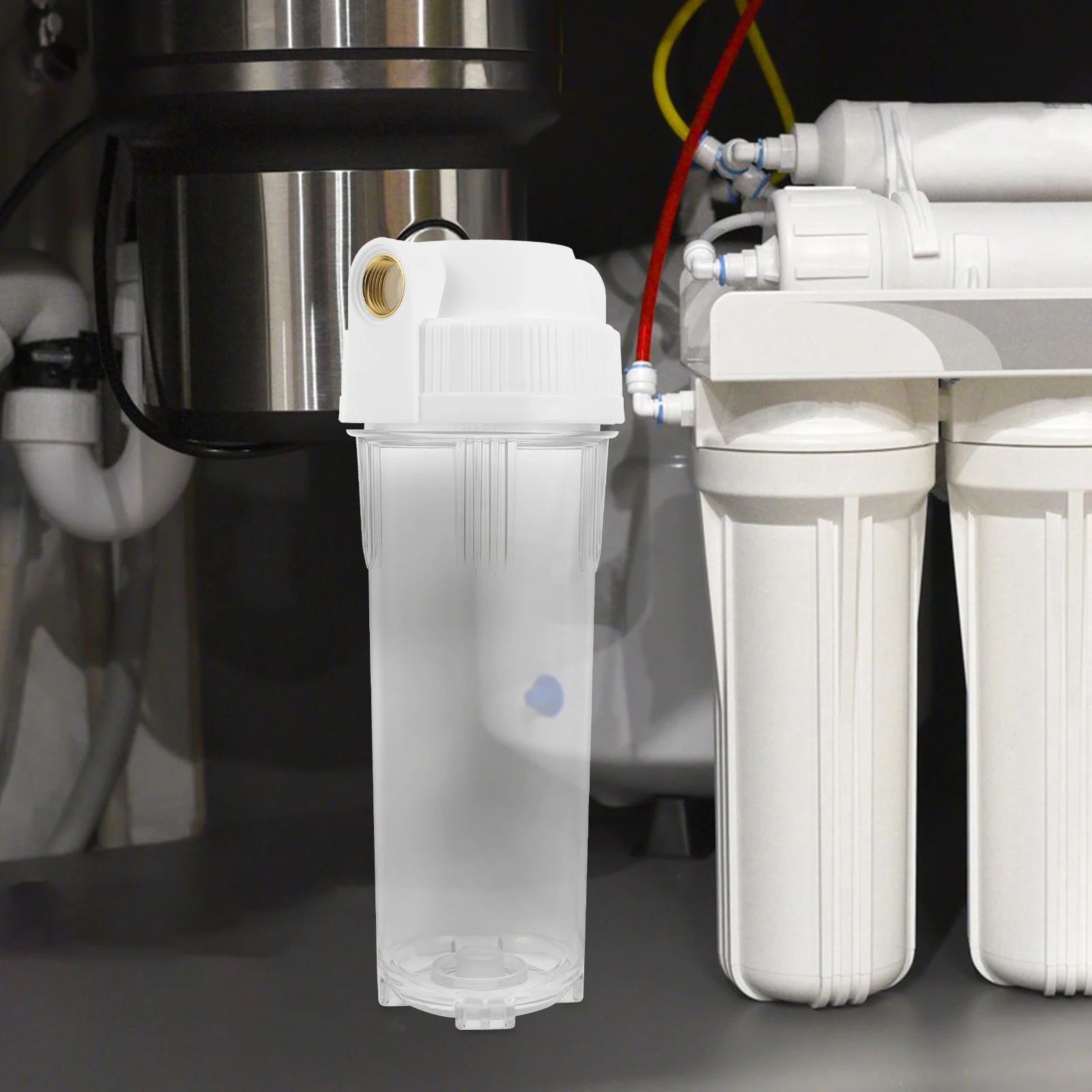 

Front Water Purifier Explosion-Proof Filter Bottle Replacement Filtering Bottle for Kitchen Drinking Water System Sediment