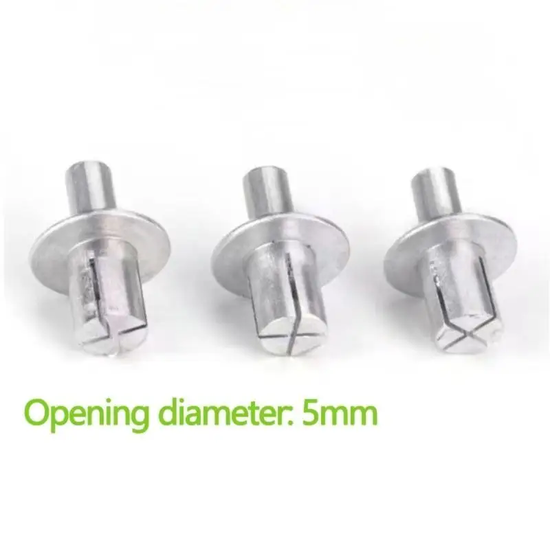 652F Upgraded Aluminum Blind Rivets Strong & Secure Fastening Solution Convenient Push Type Aluminum Rivets for DIY Repair