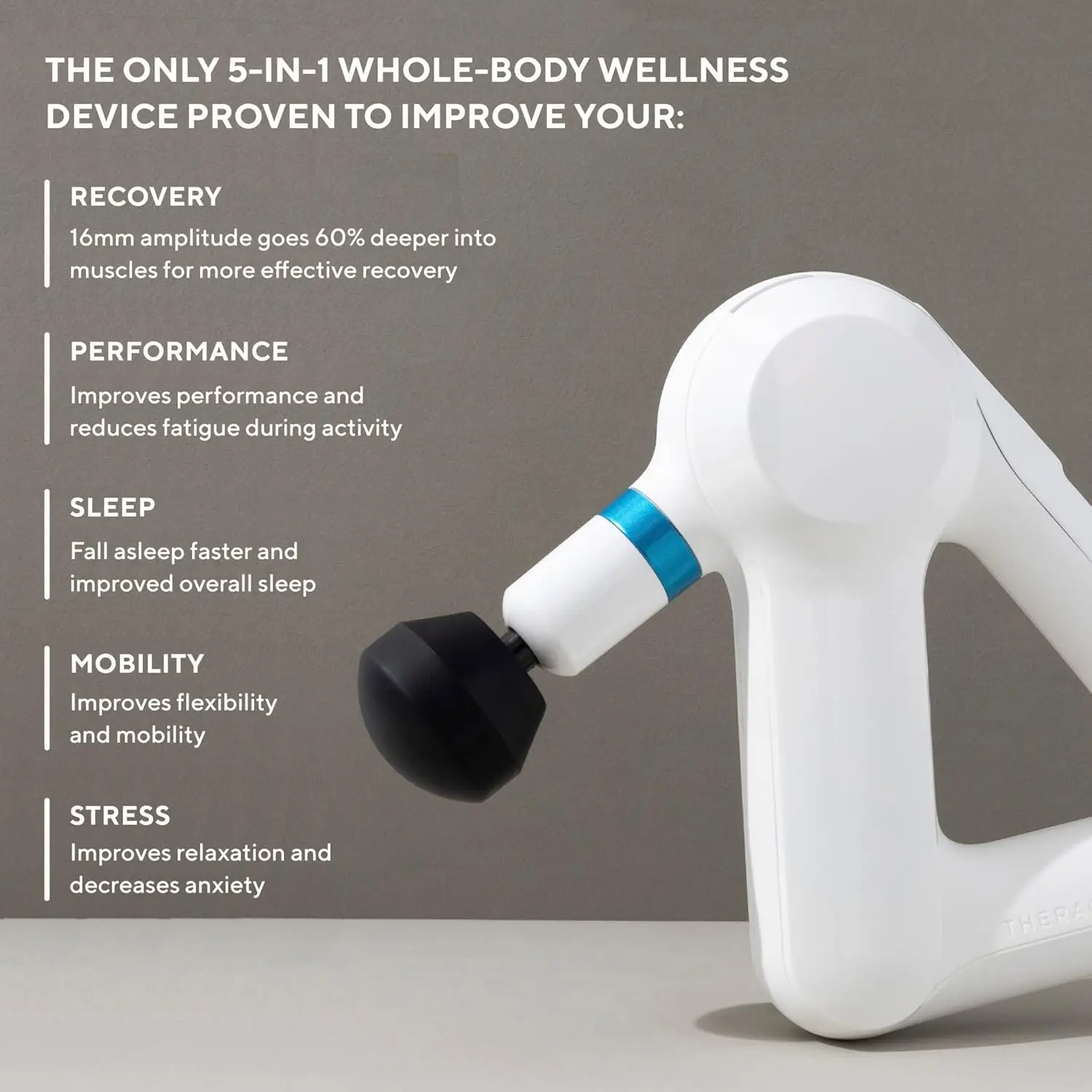 Handheld Massage Gun Bluetooth Enabled Percussion Therapy Device for Athletes Powerful Deep Tissue Massage Technology