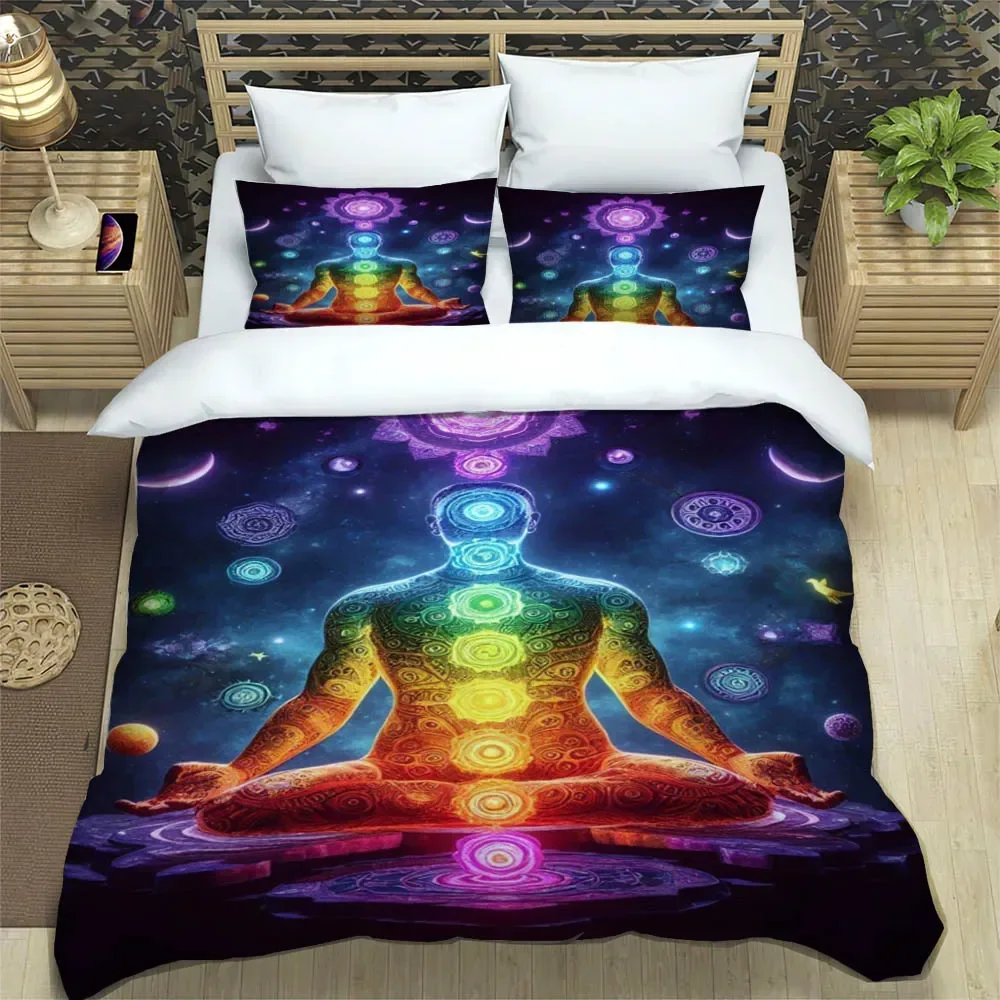 3D Chakra printed Bedding Sets exquisite supplies set duvet cover bed comforter set bedding set luxury birthday gift