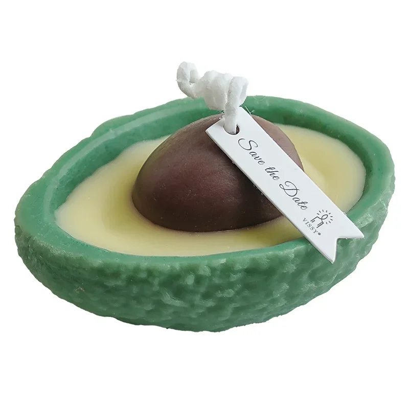 1/5/10/20Pcs Avocado Aroma Ornament Fragrance Wax Hand Candle Party Home Christmas DIY Room Decor Tools Accessories Ornaments