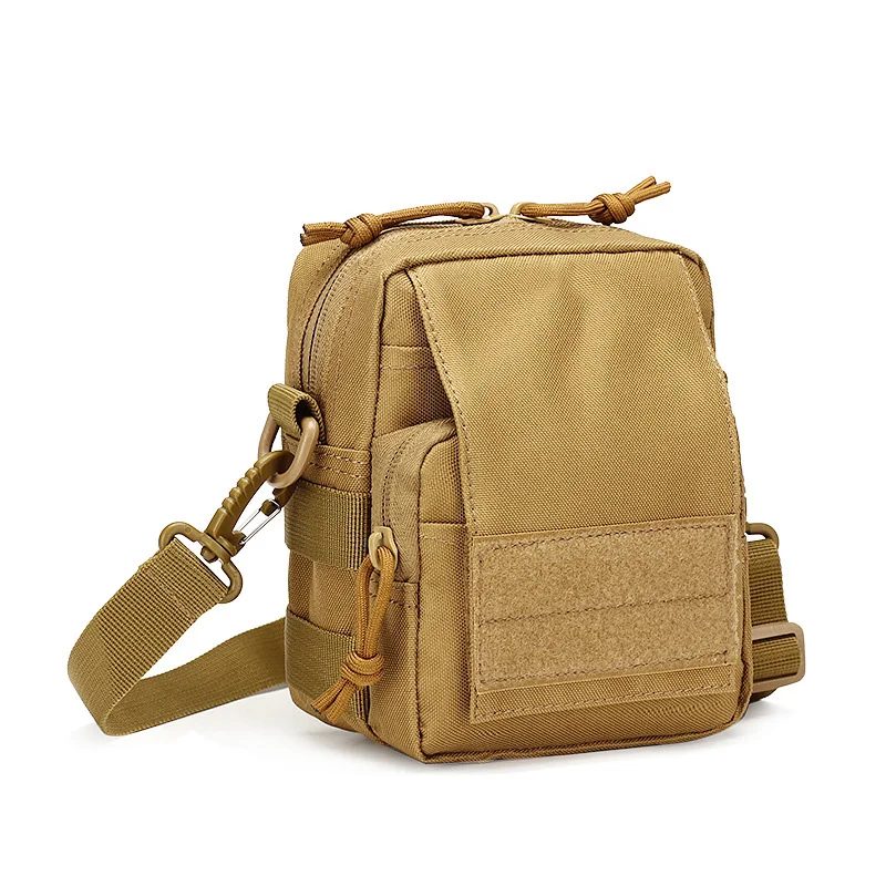 Bolsa pequena de ombro único para homens, bolsa de cintura camuflada, bolsa crossbody para celular