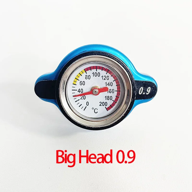 0.9Bar/1.1Bar Car Automobile Thermo Radiator Cap Tank Cover Water Temperature Gauge with Utility Safe for Car Accessories