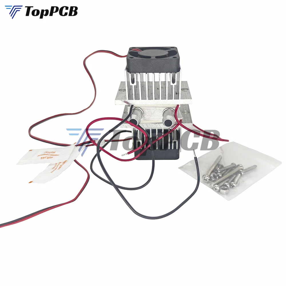 DC 12V Thermoelectric Peltier Cooler Semiconductor Air Conditioner Cooling System Refrigeration TEC1-12706 DIY Kit