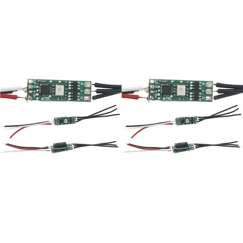 

ABMF-2X 1S DC 3V-6V 3.7V 3.5A Mini BLDC Brushless Motor Driver Board Electric Regulator Drive For Brushless Motor Green