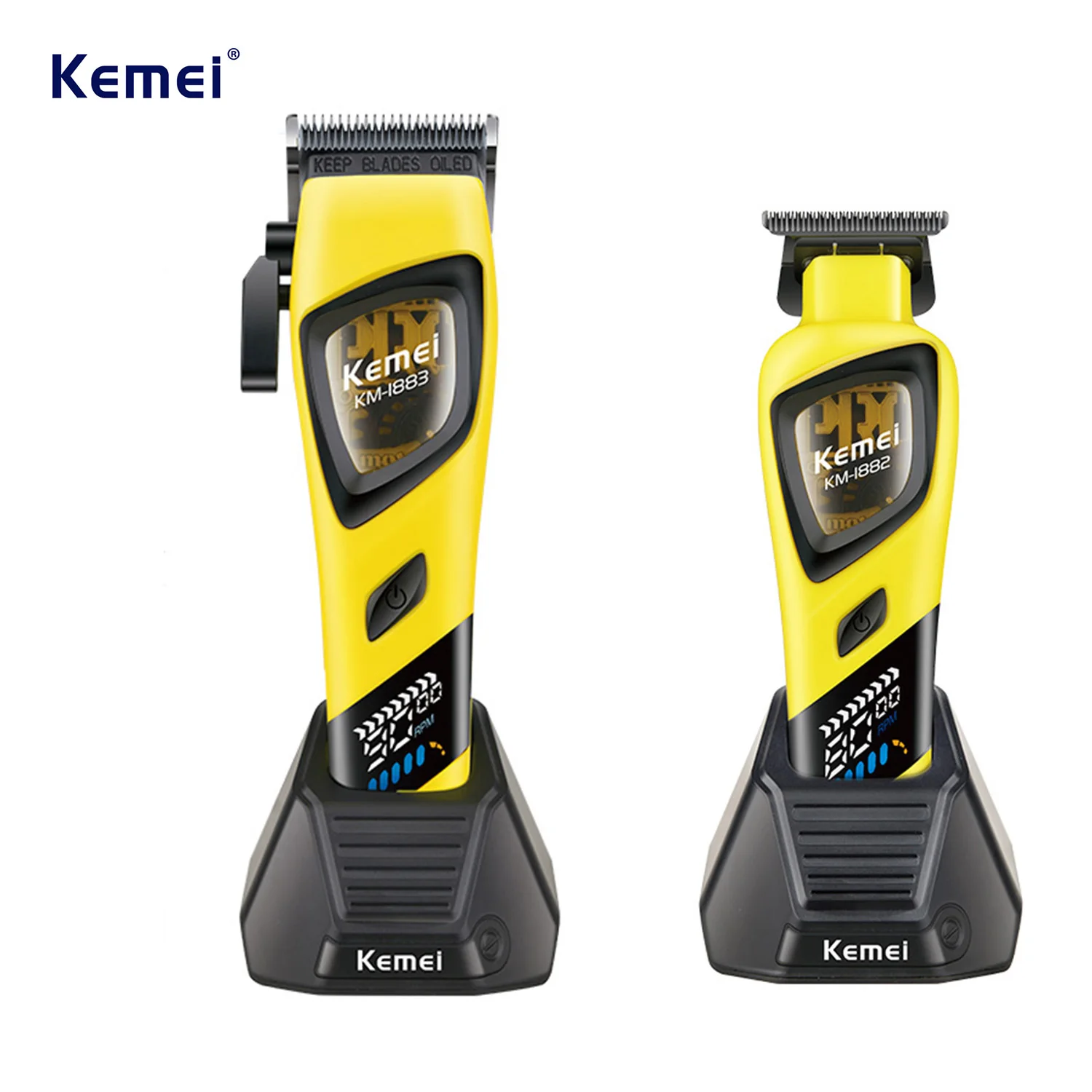 kemei-men's-clipper-set-1882-hair-cutting-machine-set-professional-hair-trimmer-for-man-full-set-box
