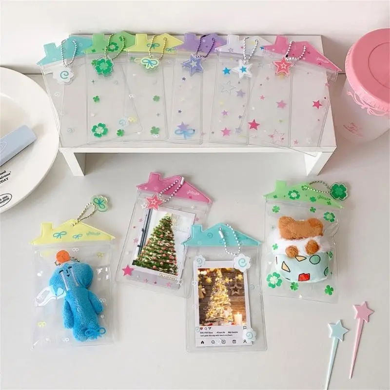 Miniature Stuffed Animal Organiser Water Resistant Clear PVC Storage Case K92C