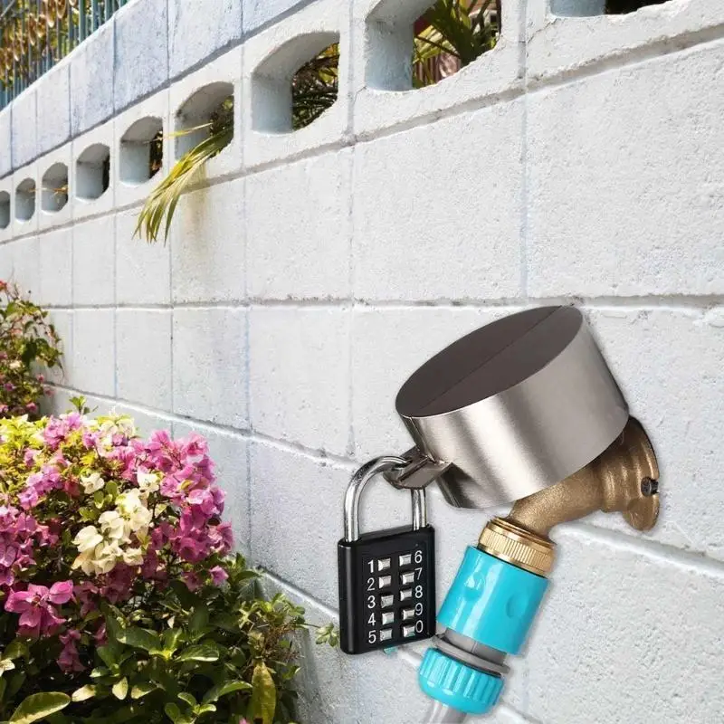 Outdoor Faucet Lock Water Spigot Lock Safety Cover for Faucet, Valves Enduring