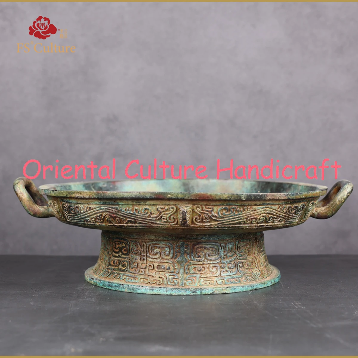 Bronzes Of The Western Zhou Dynasty In China, SanFamily Plate，Royal Symbols, Exquisite Handicrafts, Suitable For Collection