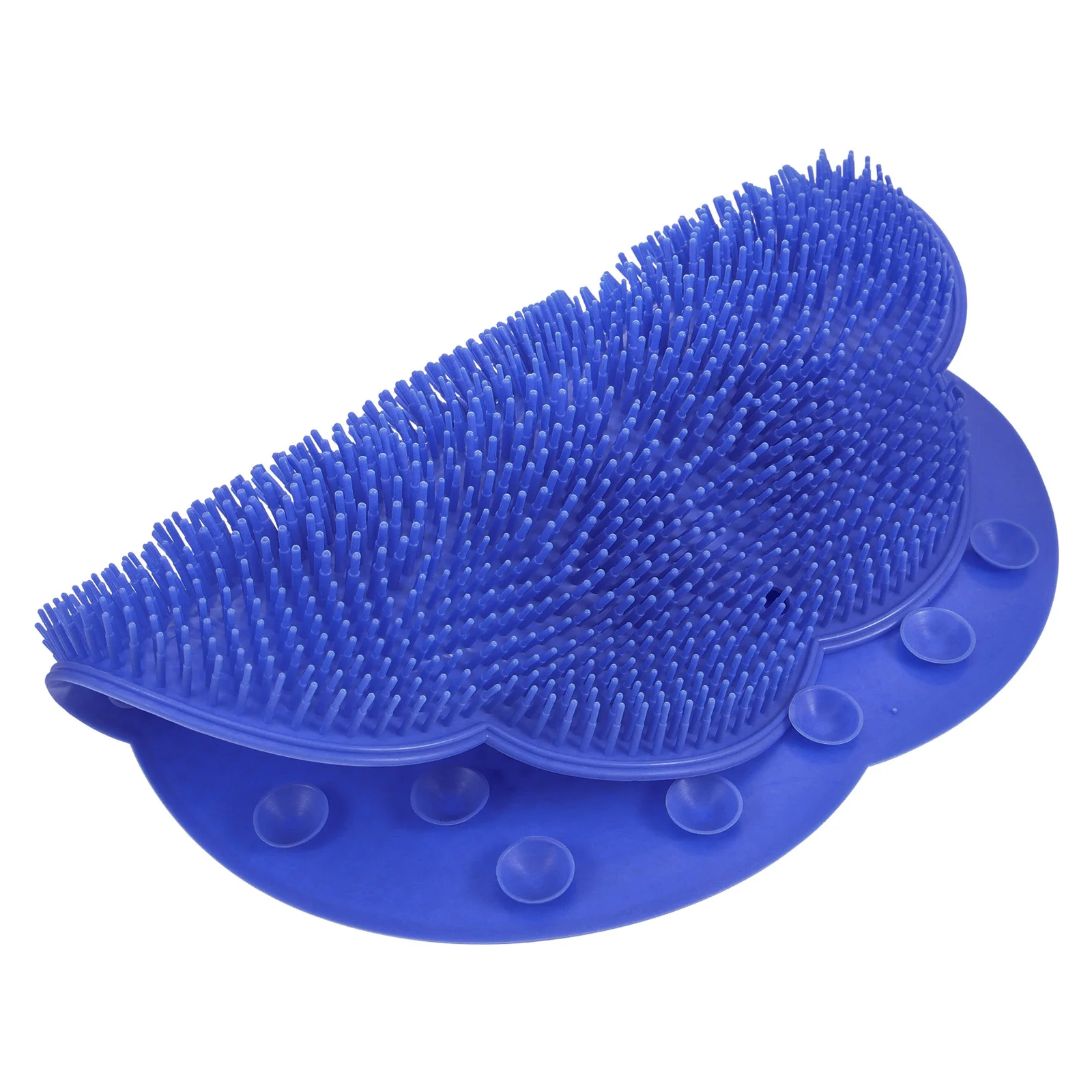 

Silicone Shower Scrubber Mat For Feet Back Exfoliating Clean Dead Skin Non-Skid Suction Cup Bathroom Foot Cleaner Tool