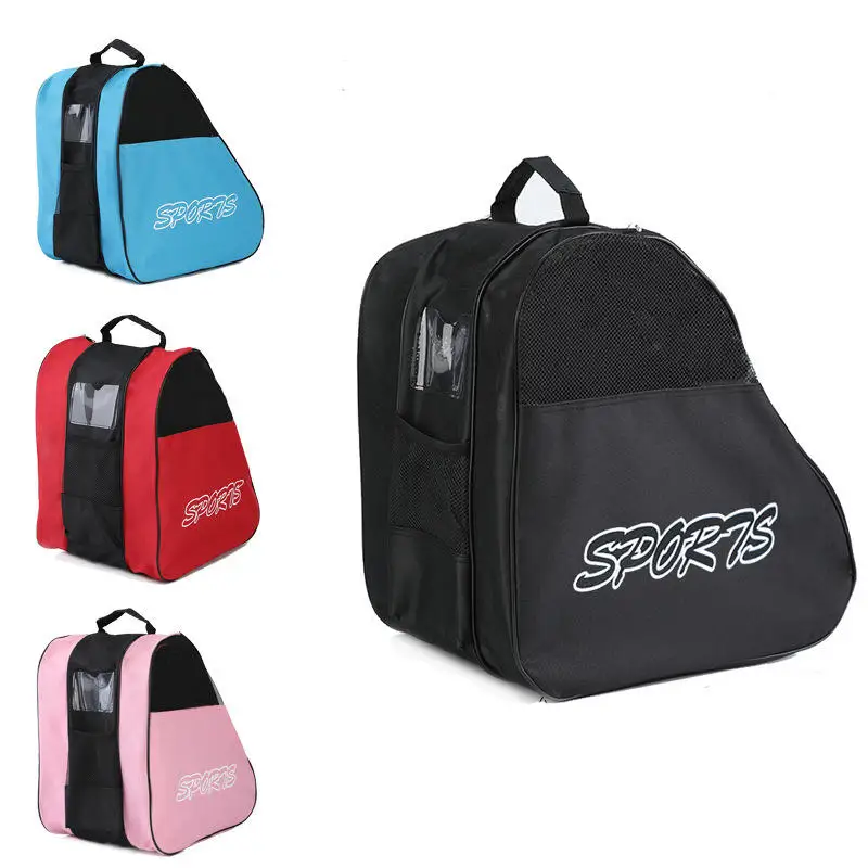 

Портативная сумка для роликовых коньков, сумка для коньков на колесиках, большая вместительная сумка для детских роликовых коньков, сумка для хранения коньков, сумка для обуви для катания на коньках, 1 шт.