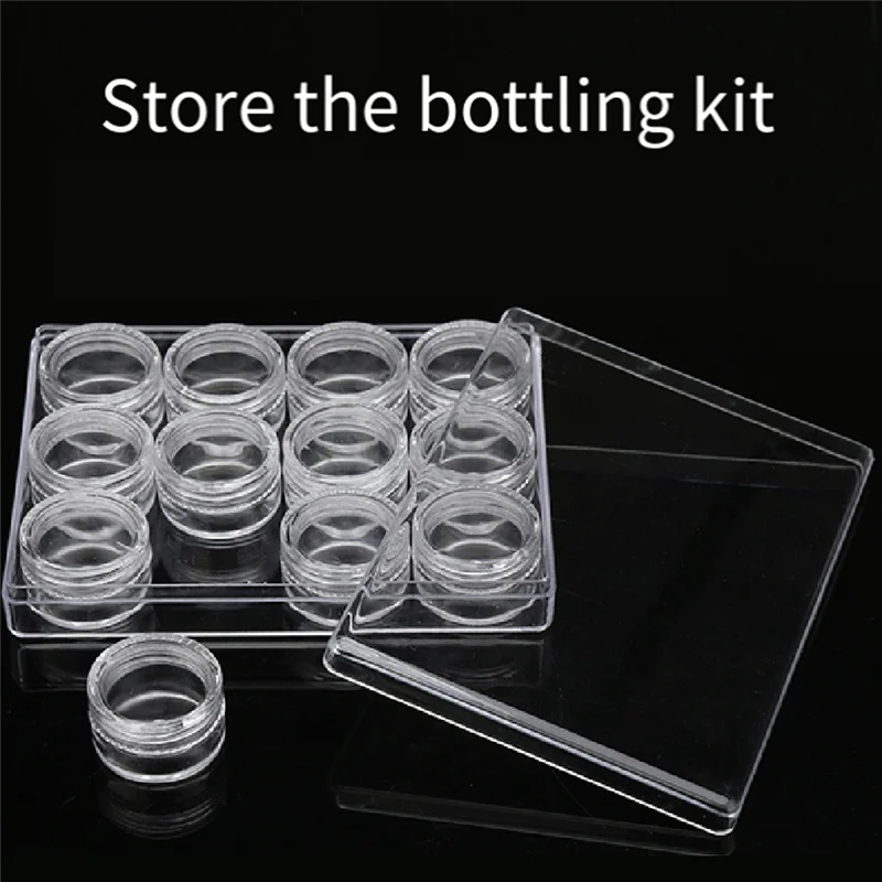 

24Pcs Plastic Cosmetic Jar With 10G Clear Case With Snap Lids, Travel Storage Cosmetic Samples For Holds Lotions, Creams Durable