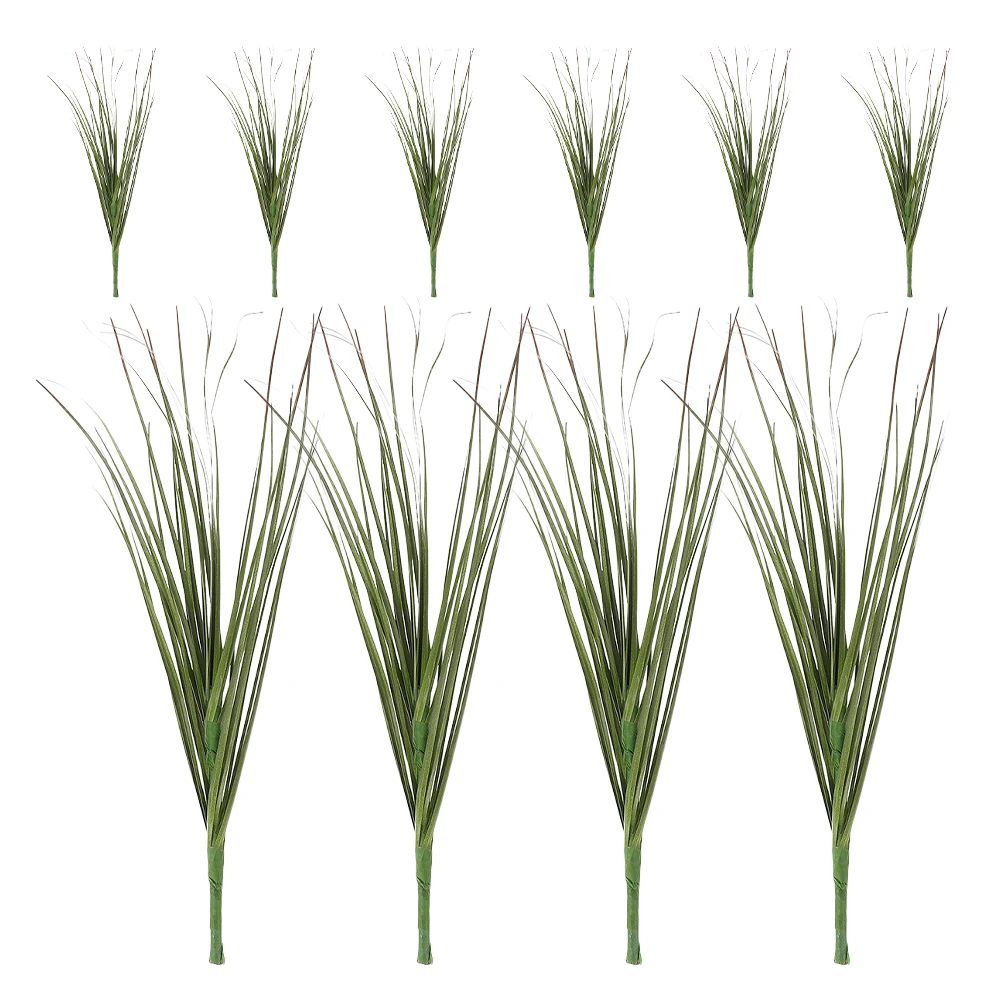 

10 Artificial Grass Plants Realistic Faux Greenery Decor Indoor Outdoor Plants Lifelike PlasticPlants Eucalyptus Stems