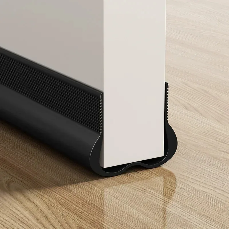 Bande d'étanchéité Flexible en PVC pour bas de porte, 2/1 pièces, bouchon de tirage sous la porte, b