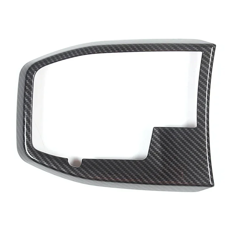 Per BMW X1 IX1 U10 U11 2023-2024 pannello ingranaggi di controllo centrale per auto adesivo decorativo per cornice accessori interni in fibra di