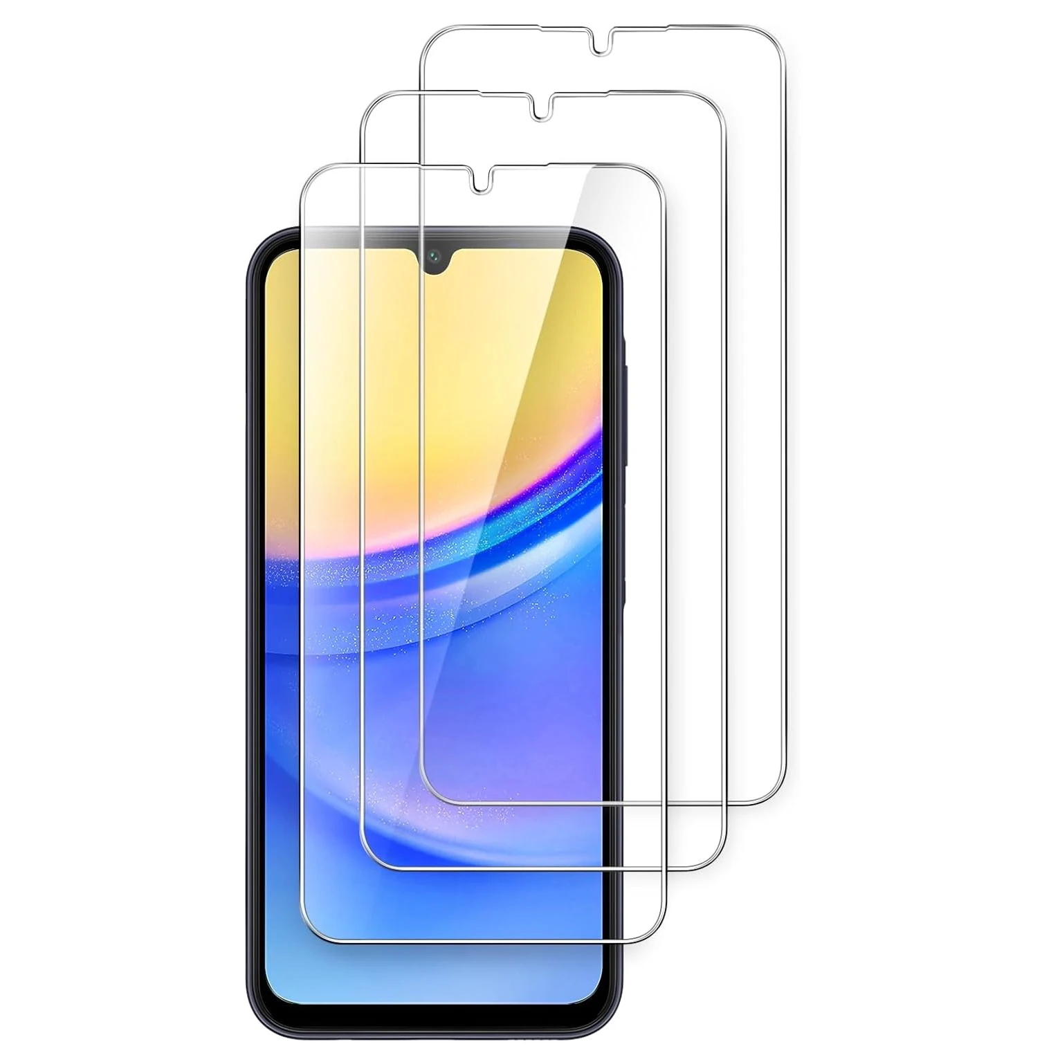

3pcs Tempered Glass Screen Protectors For Samsung Galaxy A15 5G Glass Film