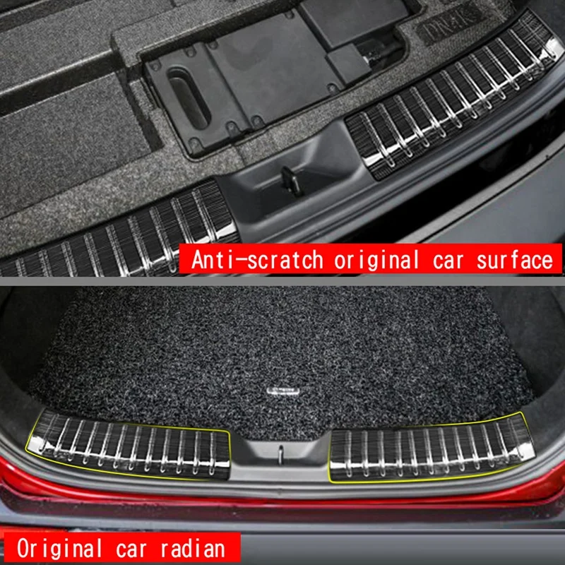 For 2022 Mazda MX30 MX-30 Rear Trunk Sill Plate Protector Loading Guards Cover