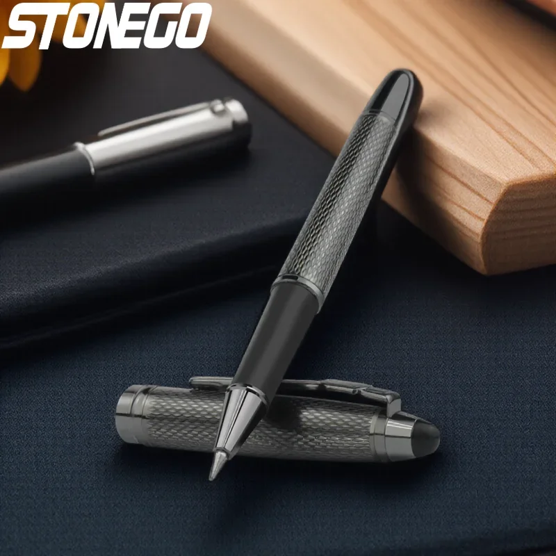 

Классические роскошные ручки-роллеры из нержавеющей стали, шариковая ручка для мужчин и женщин, школьный офис, бизнес