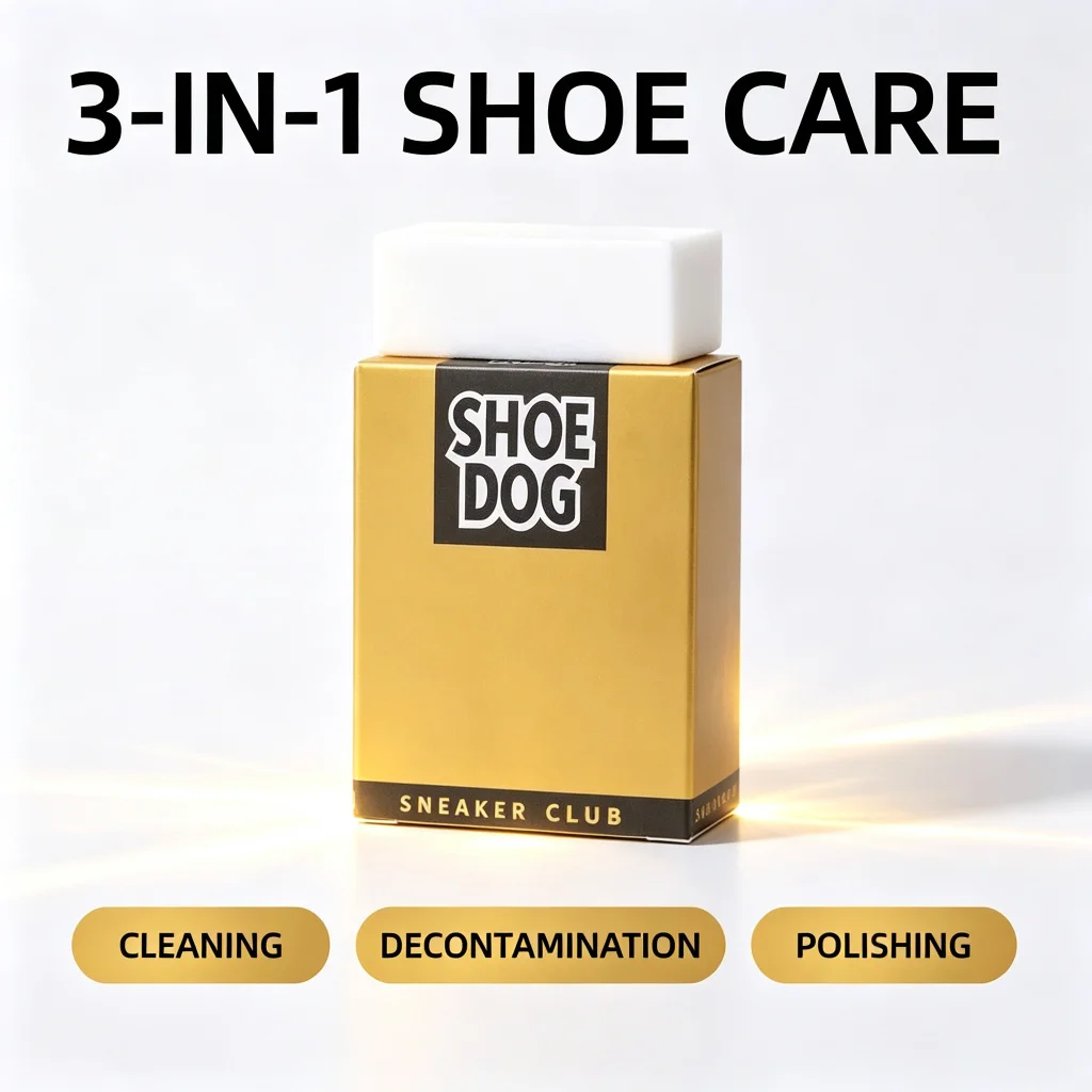 1/3PCS Shoe Cleaning Eraser - Revitalize Your Sneakers with This Waterless Shoe Brush for Stain Removal and Conditioning