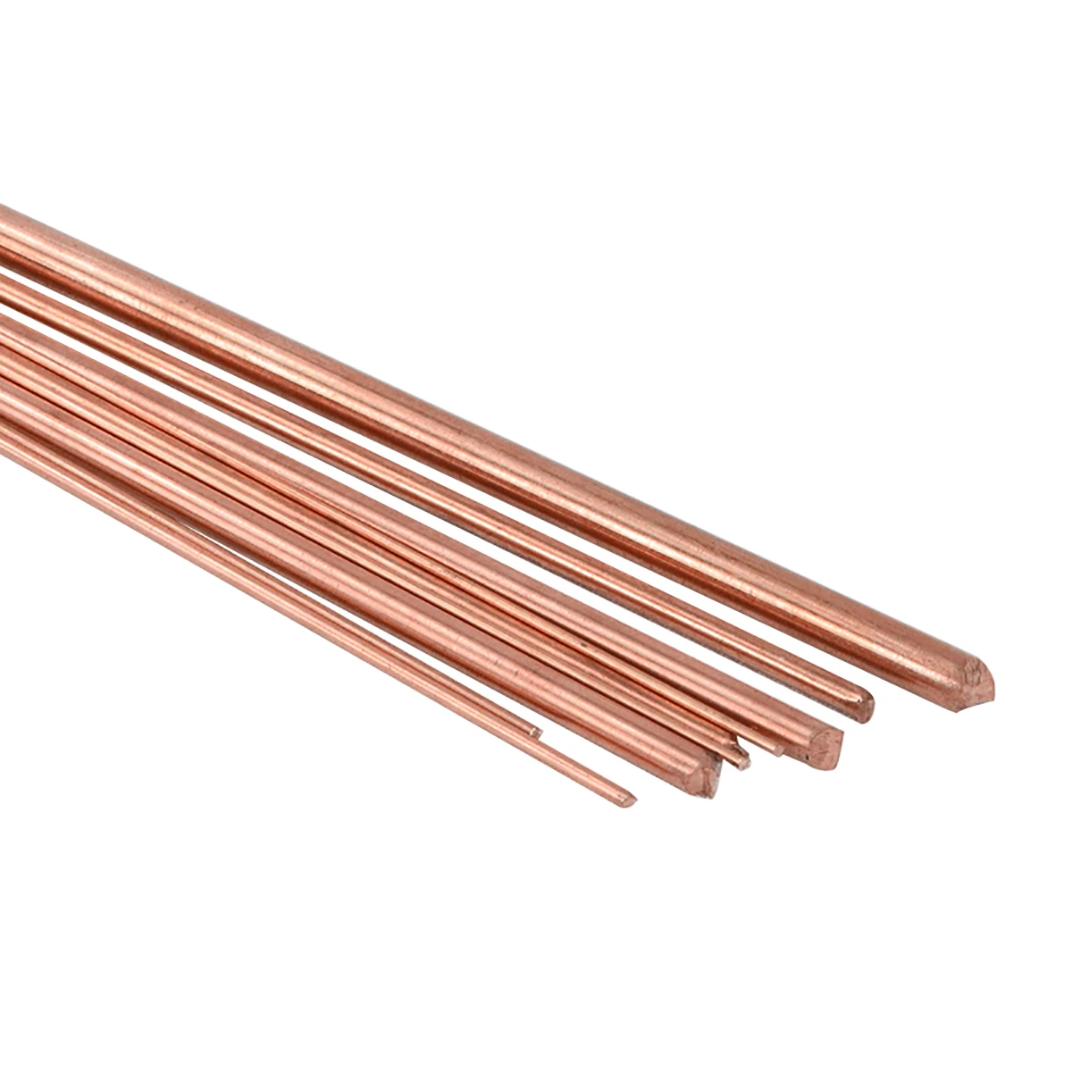 

1Pcs Length 500mm T2 Red Copper Rod Diameter 0.8/1/1.2/1.4/1.5/1.6/1.8/2/2.3/2.5/3/3.5-18mm Copper Electrode Round Stick Bar