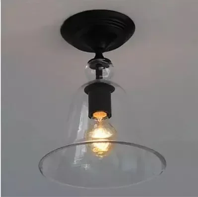 

40W American Loft Style Edison Industrial Lamp Vintage Ceiling Lights With Glass Lampshade Indoor Lighting