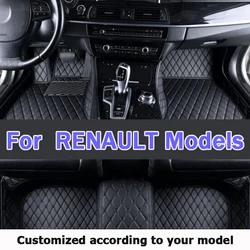Car Floor Mat For RENAULT Clio Espace Zoe trafic 3 Espace 3 Grand Scenic VEL SATIS ARKANA Fluence Talisman TWINGO CarAccessories