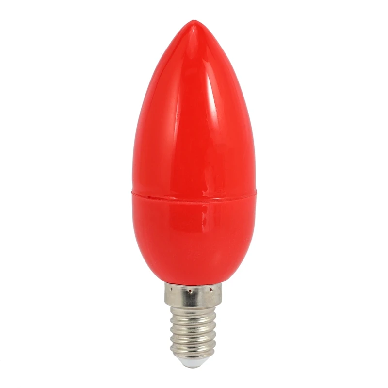 LED Candle Light Candle Light Bulbs Red Fortune Lamp God Lights Energy Saving Candle Lights,E14-ABFB