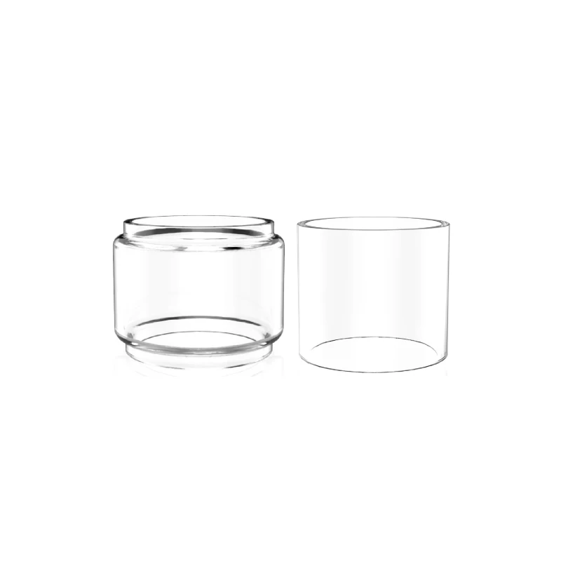 교체용 스트레이트 유리 튜브 버블 유리 탱크, Tfv9 미니 3ml 탱크용, 3 개