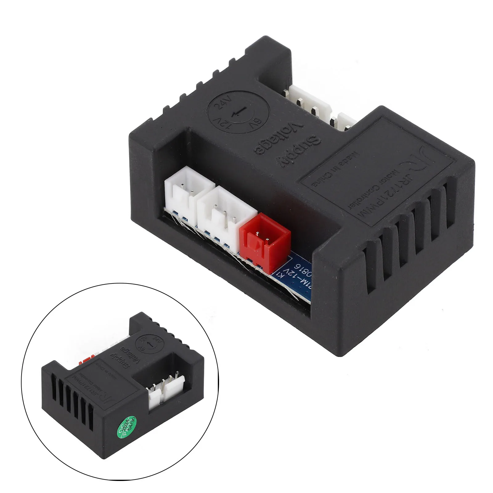 Control Box Baby Car Controller 12V Car Receiver Stable Performance Standard Size ABS+metal Material Black Color