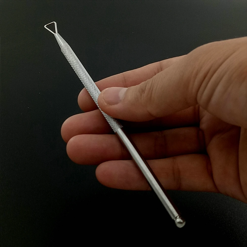 Penne per rimuovere le unghie in acciaio inossidabile Triangolo Rasare lo smalto per cuticole Pusher Gel Raschietto per unghie Accessorio per manicure Commercio all'ingrosso
