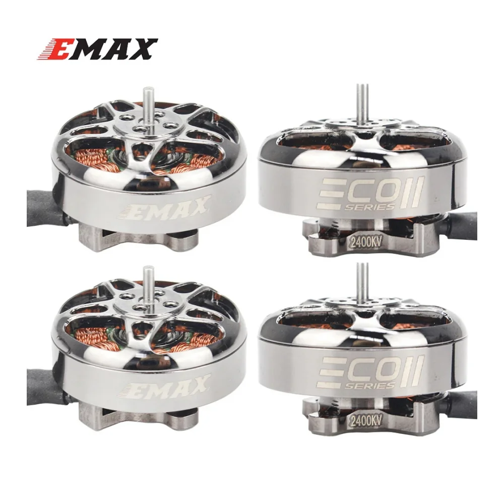 1 шт. Emax ECOII-2004 1600 кв 2000 кв 2400 кв 3000 кв 3-6S RC Lipo 3 мм вал бесщеточный двигатель для мультикоптера FPV дрона квадрокоптера