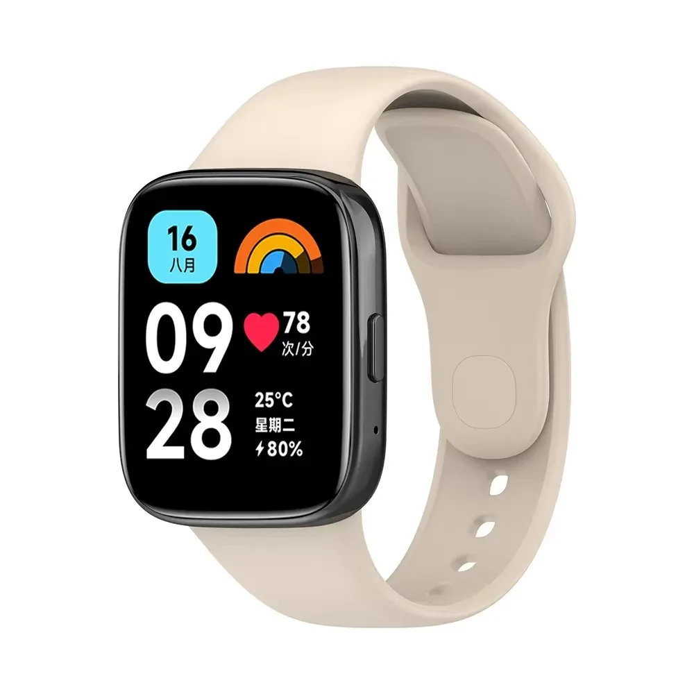 Bracelet officiel pour Xiaomi Redmi montre 3 Active/Lite/jeunesse Bracelet en Silicone de remplacement intelligent pour Redmi montre 3 Bracelet Correa