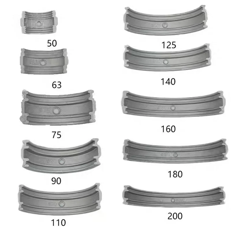 PE pipe hot melt butt welding machine accessories upper and lower ring fixture clip tile slip tile clip tile