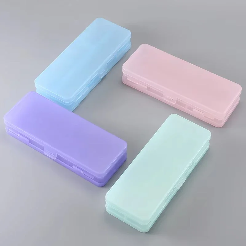 ネイルアート用の透明なプラスチック製収納ボックス