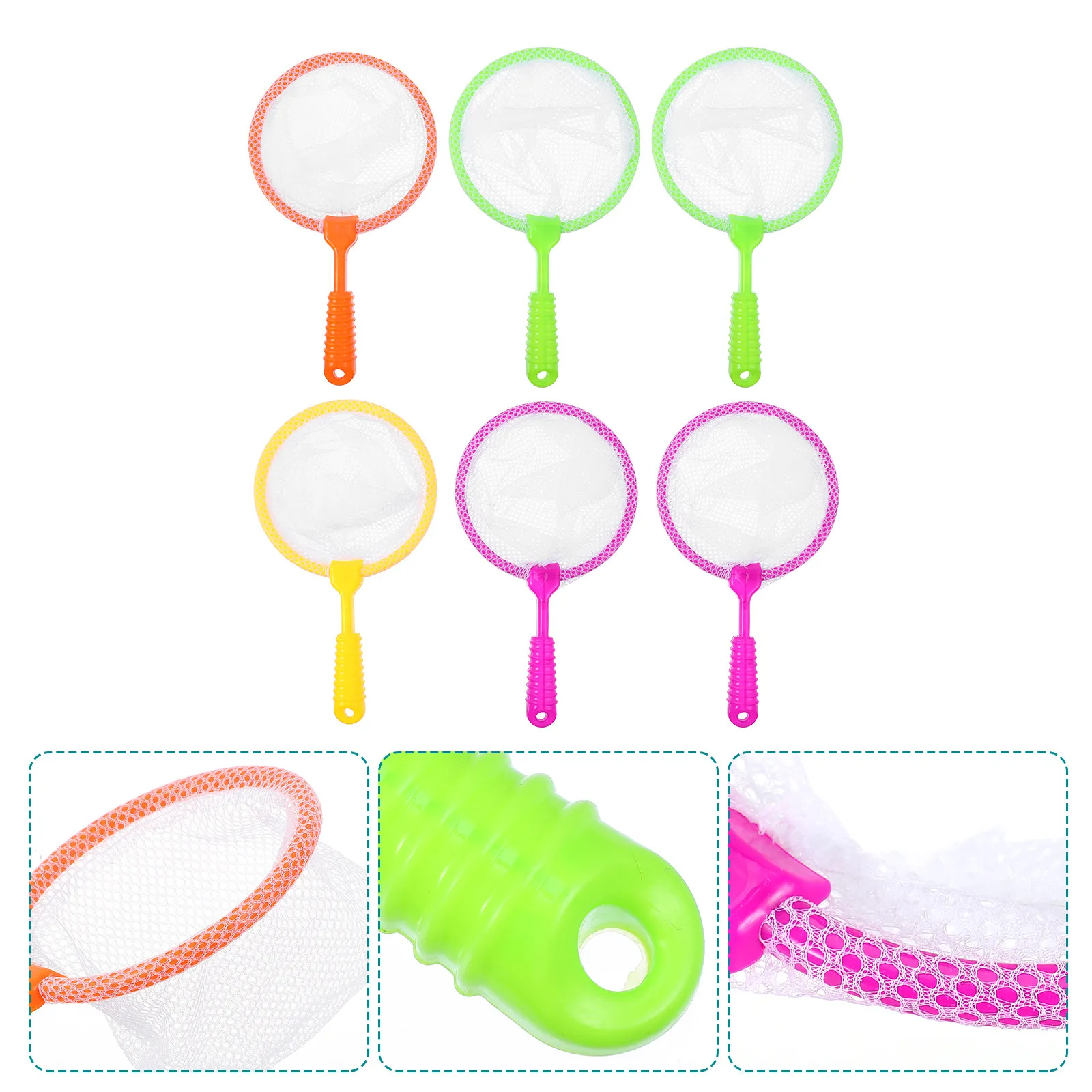 

Набор из 6 игрушек для рыбалки и купания: летние уличные игрушки для детей с нескользящей ручкой, легко переносимые