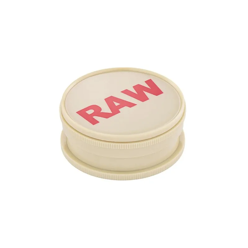 60mm Tobacco Grinder Herb Crusher Degradable 2 Layers Plastic Smoke Mill For Smoking Accessories view 2