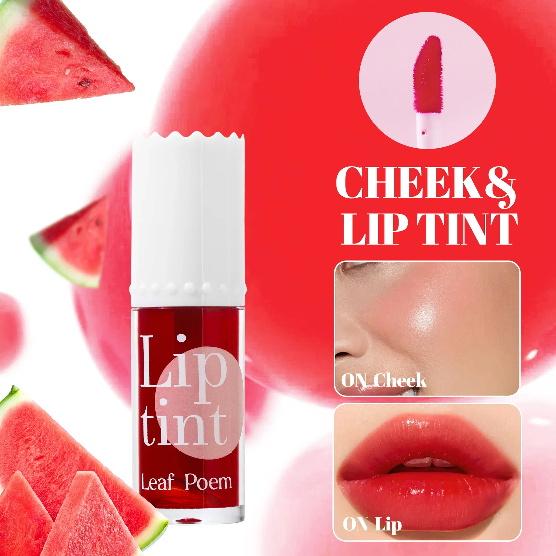 6 Colors Moisturizing Liquid Lipstick Jelly Lasting Cherry Red Pink Gheek Blush Lip Gloss Sexy Non Sticky Cup Lip Tint Makeup