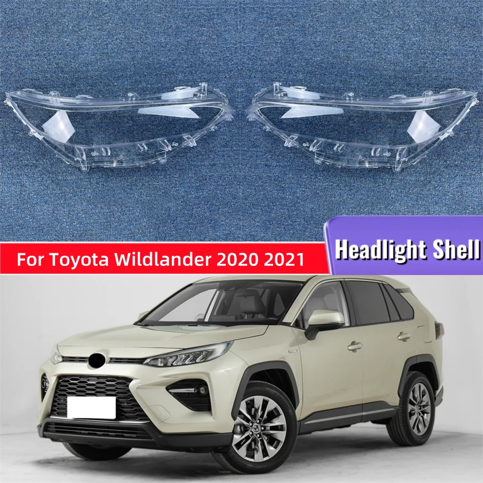 

For Toyota Wildlander 2020 2021 Car Interior Replacement Parts Front Headlamp Cover Glass Lamp Shell