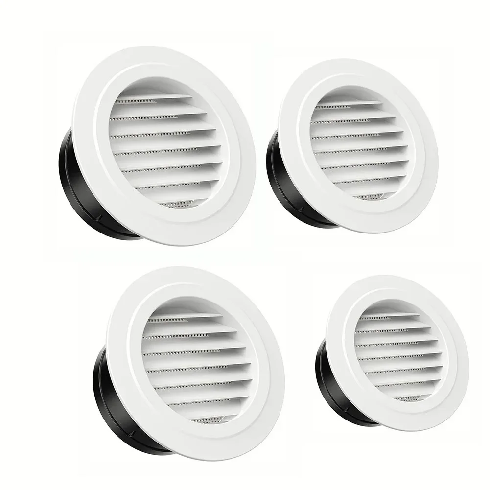 

Air Ventilation Cover Round Ducting Ceiling Wall Hole Abs Air Vent Grille Louver Kitchen Bath Air Outlet Fresh System