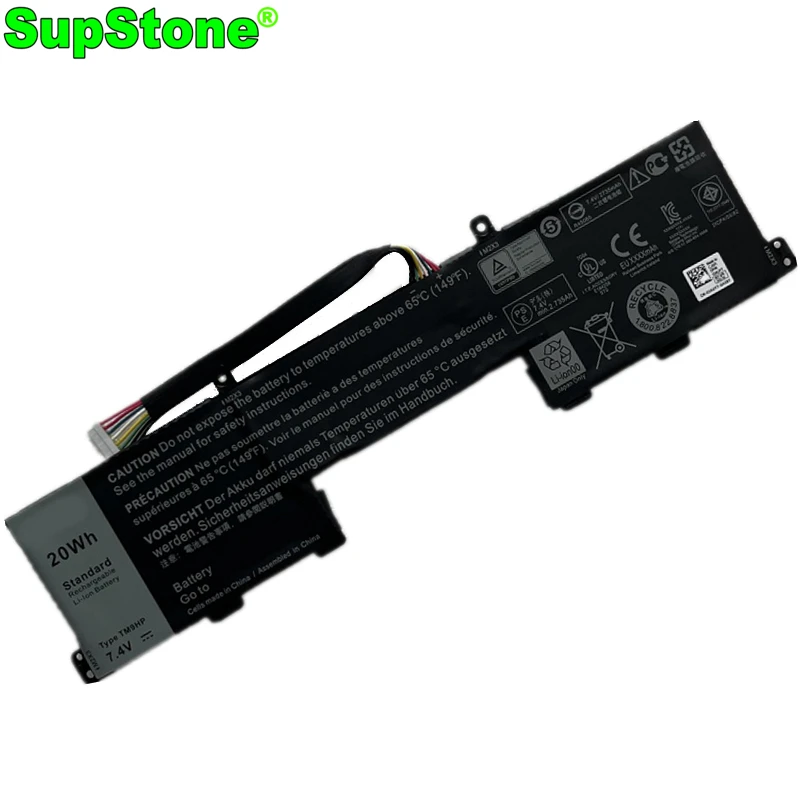 SupStone TM9HP Laptop Keyboard Battery For Dell Latitude 13 7350 7000 Tablet 2ICP4/55/82 J84W0 0FRVYX R89JJ 8K1VJ