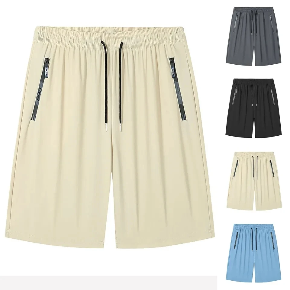 

Plus Size Summer Men's Shorts Breathable Sportswear Running Sport Shorts Casual Bottoms Gym Fitness Training Jogging Short Pants
