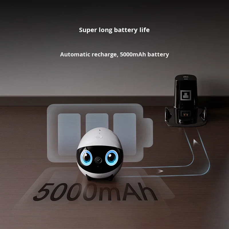 Control and Dual Way Audio Communication EBO Air2 Plus Intelligent Pet Robot with App