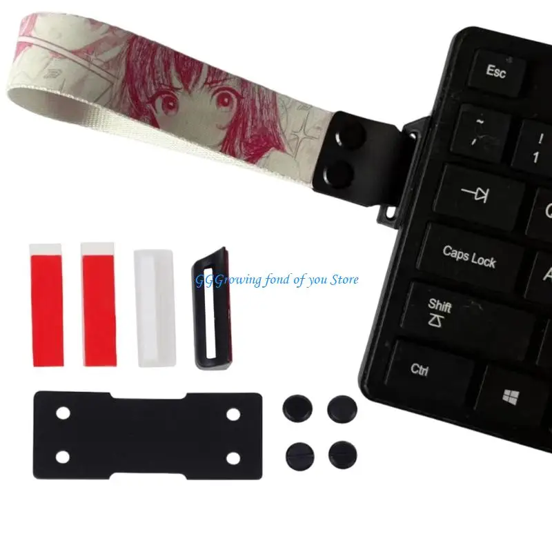

H9EB NonSlip Keyboards Strap Lightweight Fabric Lanyard Slings Easy To Carry Holder