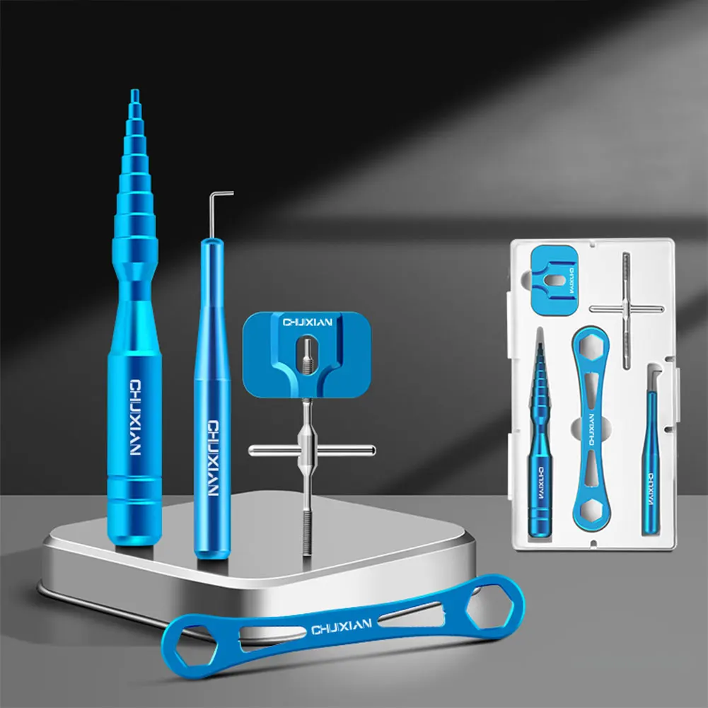 

Spinning Wheel Remover Tool Fishing Reel Unload Maintenance Tool Kit Fishing Reel Repair Kit Fishing DIY Repair Tool Set