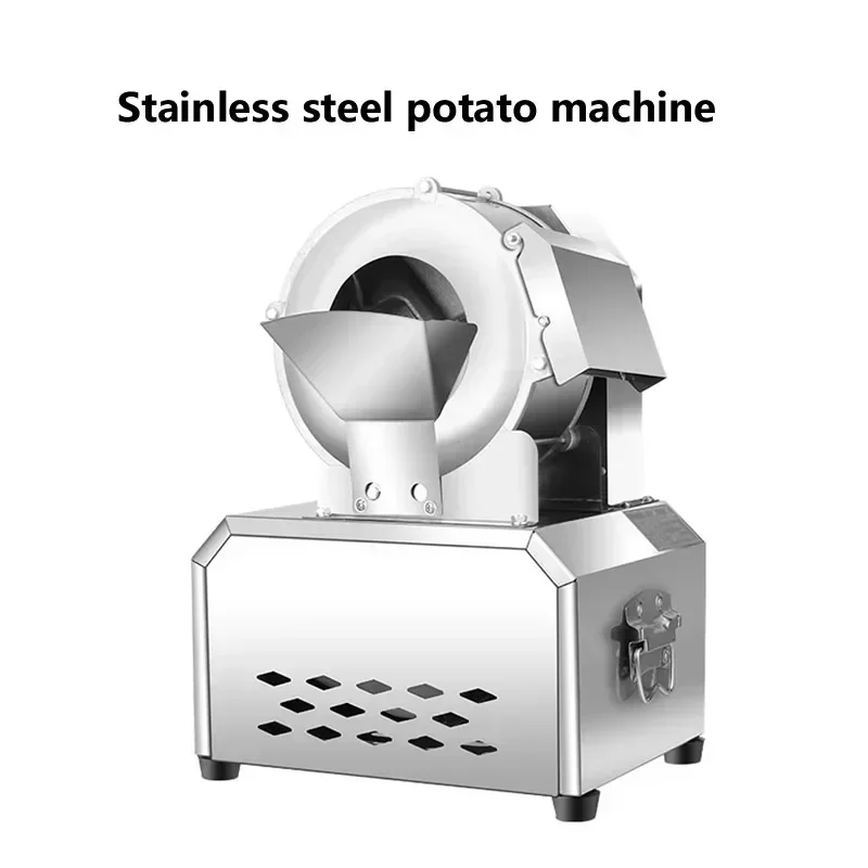 الأجهزة المنزلية الفولاذ المقاوم للصدأ متعددة الوظائف آلة تقطيع وتقطيع البطاطس التجارية الأوتوماتيكية بالكامل الكهربائية R