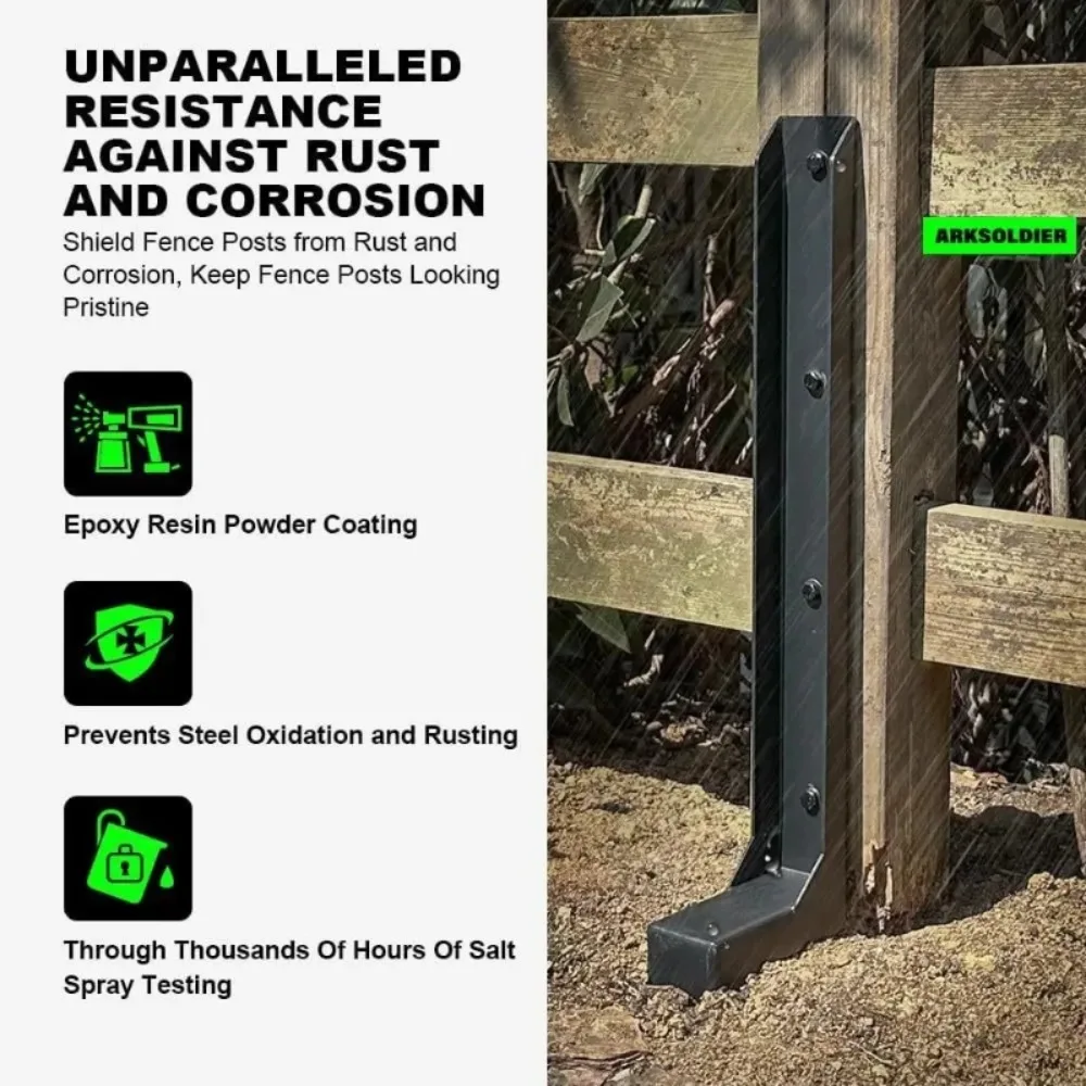 Metal Ground Plug Fence Maintenance Anchor Fence Metal Reinforced Anchor Kit  Heavy-duty Grounding Nail Grounding Plug