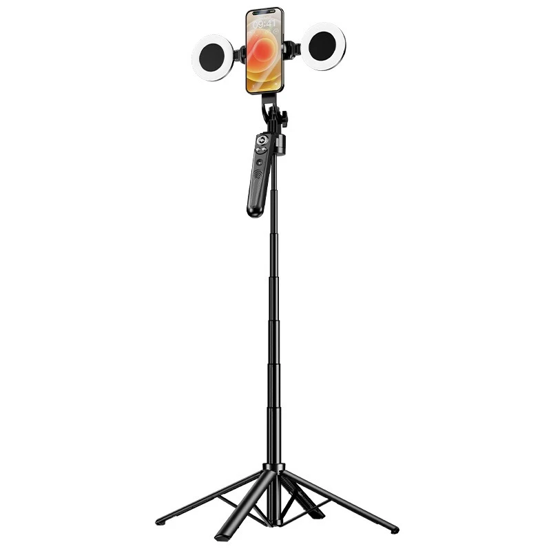 

face follow-up, selfie stick, Bluetooth 360-degree automatic rotation, portable, camera artifact, mobile phone floor tripod