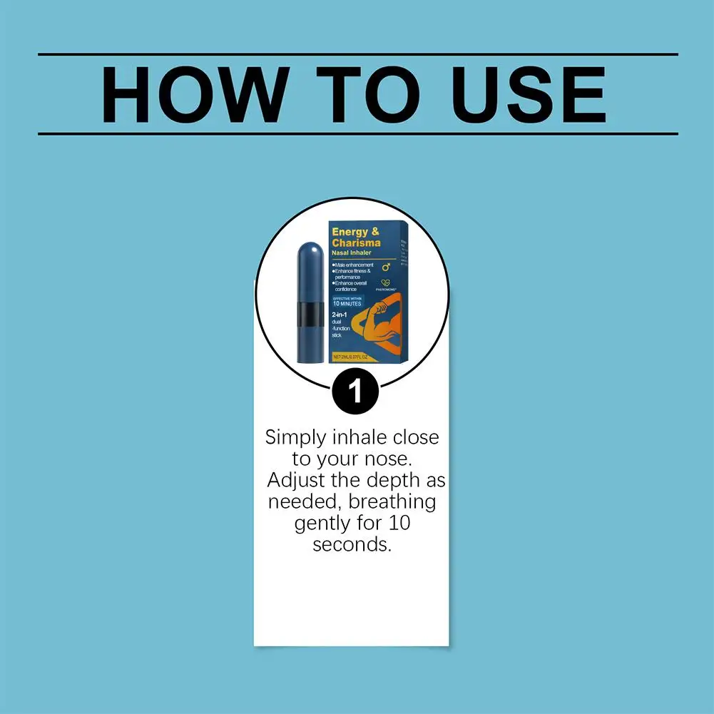 

Men's Cooling Refreshing Herbal Nasal Inhaler Clear Airways When Breathing Nasal Suction Stick Refreshing Brainstorming Stick