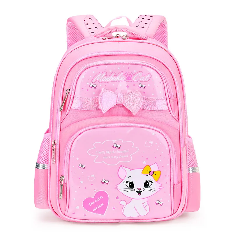 Disney cartoon  Mary Cat School Bags Backpack  Girls and Boys Cute lady Shoulder Bag gift